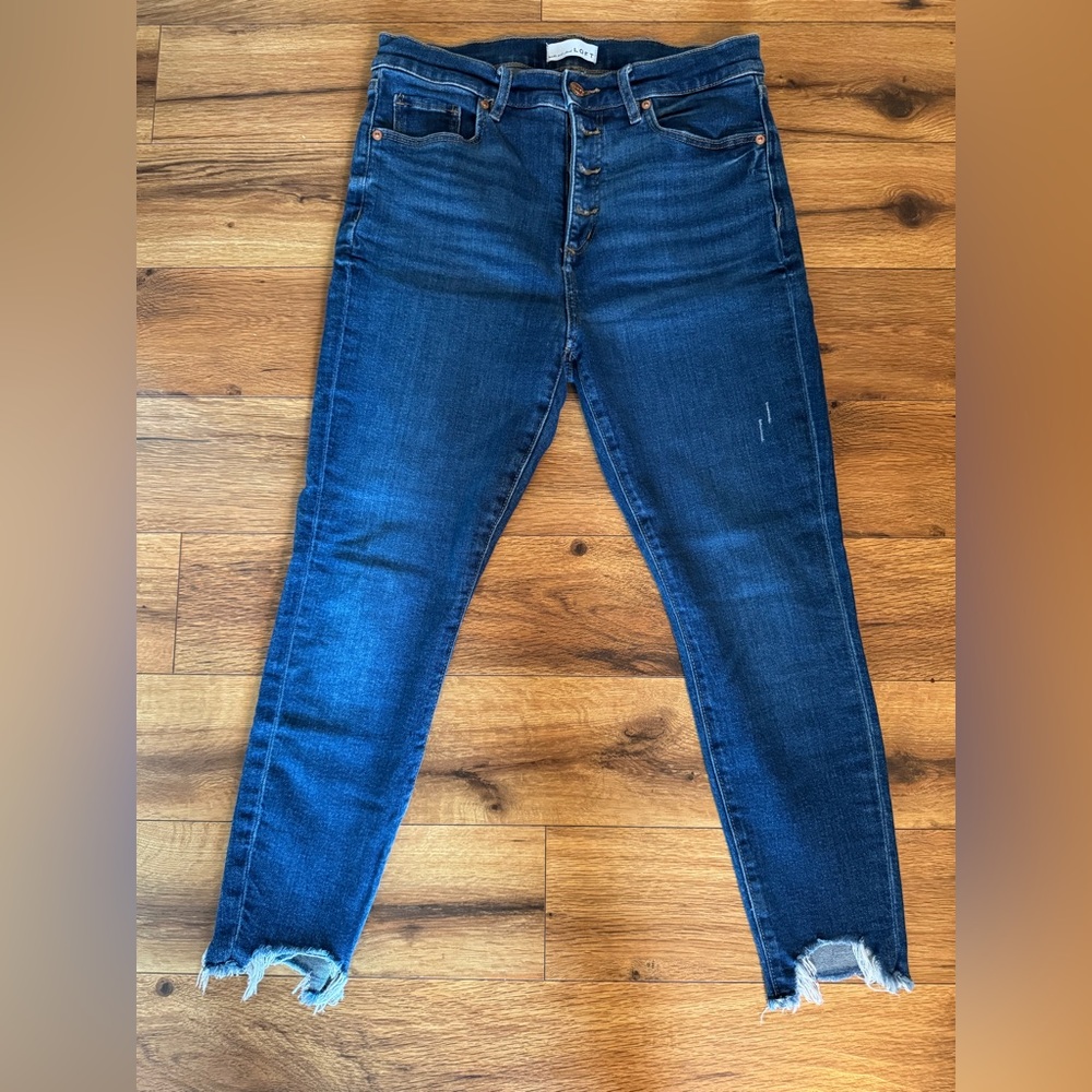 Loft High Waist Skinny Jean
